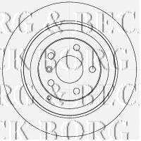 BORG & BECK bbd4541 -  Диск тормозной